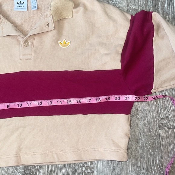 Adidas CRD Rugby Crew Sweatshirt sz medium 50 years crop pull over - Picture 4 of 8